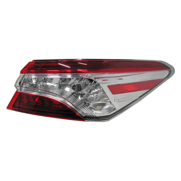2018-2020 Toyota Camry Hybrid XLE/XLE/XLE Navi Passenger Side Tail Light Assembly North America Built Outer - TO2805136-Partify-Painted-Replacement-Body-Parts