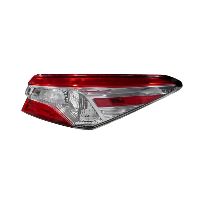 2018-2019 Toyota Camry LE Passenger Side Tail Light Assembly Japan Built Lens/Housing Outer - TO2805138-Partify-Painted-Replacement-Body-Parts