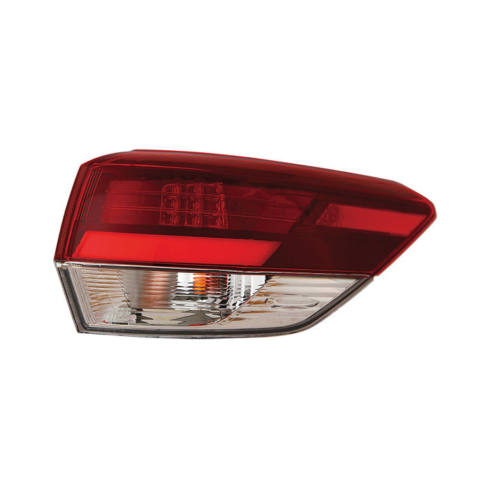 2019 Toyota Highlander Passenger Side Tail Light Assembly Tinted Lens Outer - TO2805153-Partify-Painted-Replacement-Body-Parts