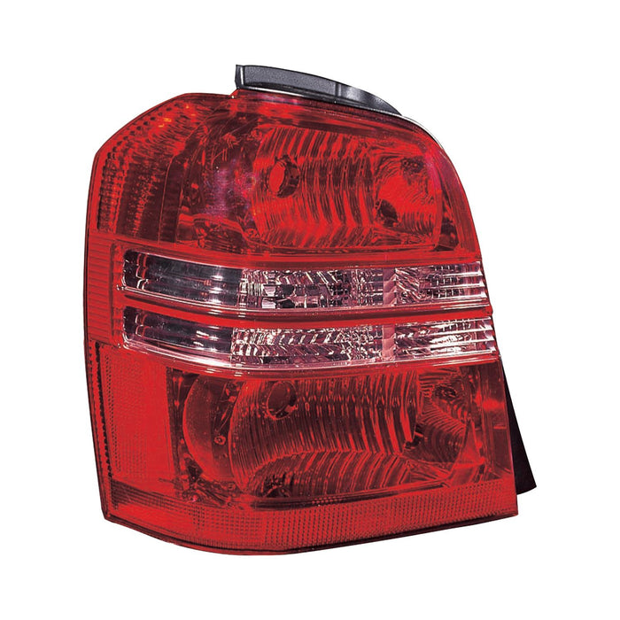 2001-2003 Toyota Highlander Driver Side Tail Light Housing Includes Lens - TO2818119-Partify-Painted-Replacement-Body-Parts