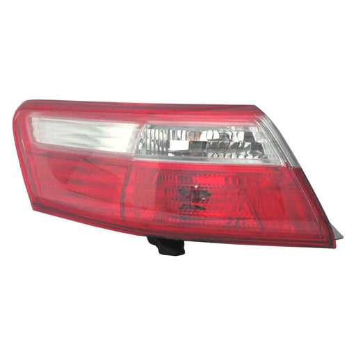 2007-2009 Toyota Camry Driver Side Tail Light Housing Outer Lamps Usa Built Includes Lens - TO2818129-Partify-Painted-Replacement-Body-Parts