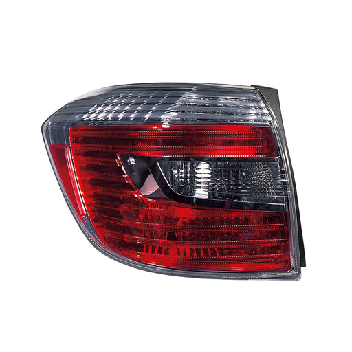 2008-2010 Toyota Highlander Hybrid/Hybrid Limited Driver Side Tail Light Housing Includes Lens - TO2818139-Partify-Painted-Replacement-Body-Parts