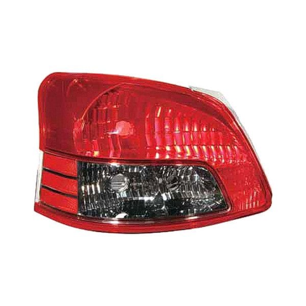 2007-2009 Toyota Yaris S Driver Side Tail Light Housing Includes Lens Sedan - TO2818140-Partify-Painted-Replacement-Body-Parts