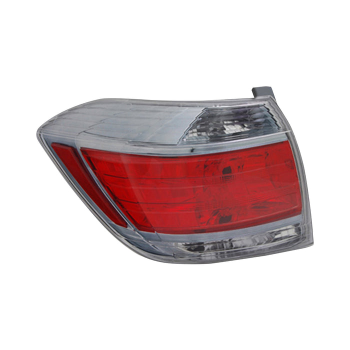 2011-2013 Toyota Highlander Hybrid/Hybrid Limited Driver Side Tail Light Housing Includes Lens - TO2818149-Partify-Painted-Replacement-Body-Parts