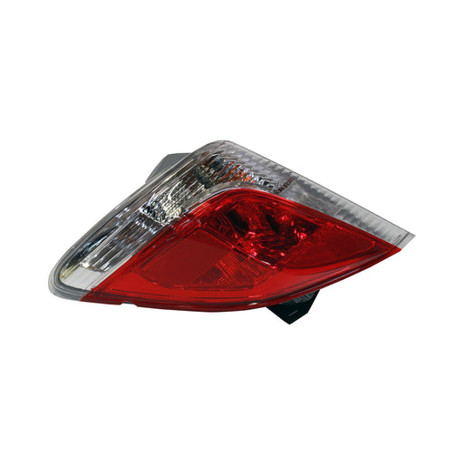 2012-2014 Toyota Yaris Driver Side Tail Light Housing Includes Lens - TO2818150-Partify-Painted-Replacement-Body-Parts