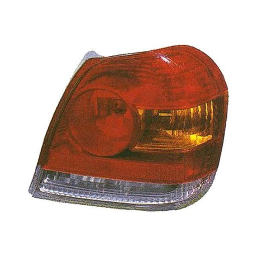 2003-2005 Toyota Echo Passenger Side Tail Light Housing Includes Lens Sedan - TO2819123-Partify-Painted-Replacement-Body-Parts