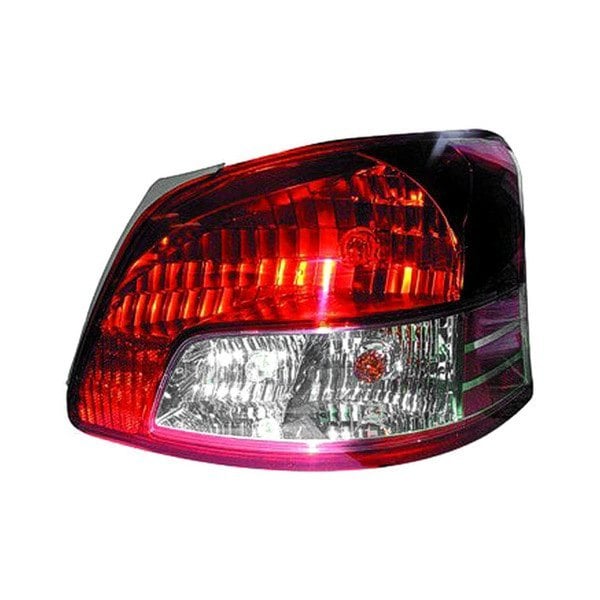 2007-2012 Toyota Yaris Base Passenger Side Tail Light Housing W/O Sport Pkg Includes Lens Sedan - TO2819133-Partify-Painted-Replacement-Body-Parts