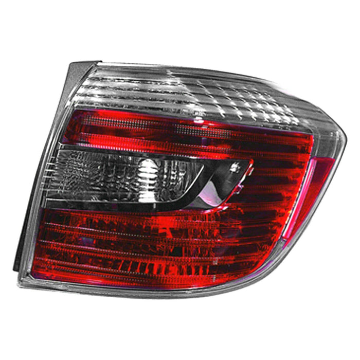 2008-2010 Toyota Highlander Hybrid/Hybrid Limited Passenger Side Tail Light Housing Includes Lens - TO2819139-Partify-Painted-Replacement-Body-Parts