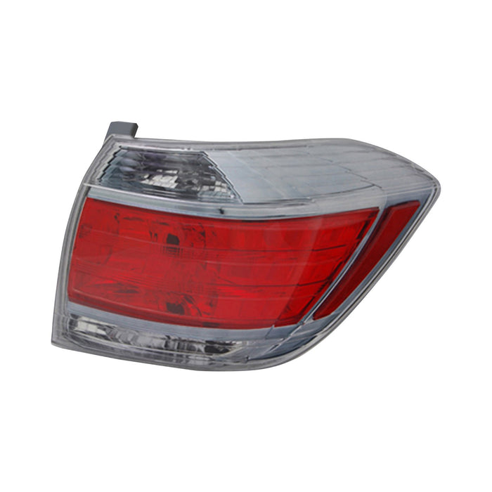 2011-2013 Toyota Highlander Hybrid/Hybrid Limited Passenger Side Tail Light Housing Includes Lens - TO2819149-Partify-Painted-Replacement-Body-Parts
