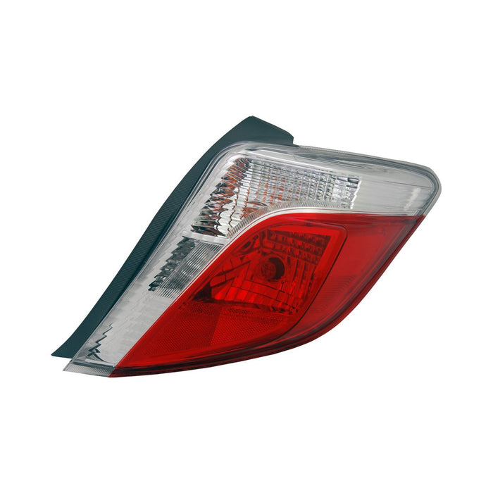 2012-2014 Toyota Yaris Passenger Side Tail Light Housing Includes Lens - TO2819150-Partify-Painted-Replacement-Body-Parts