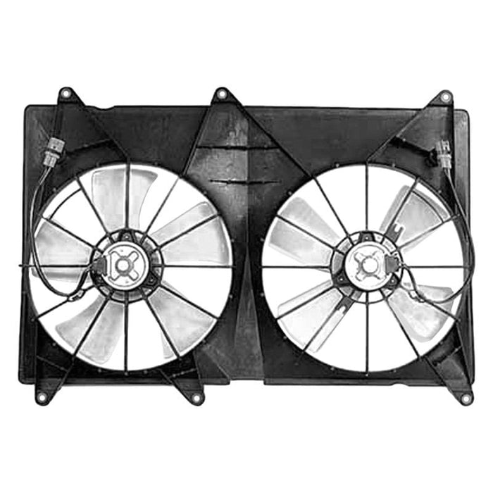 2001-2003 Toyota Highlander A/C Condenser Fan Assembly W/O Tow Package Motor/Blade/Shroud Assembly - TO3120102-Partify-Painted-Replacement-Body-Parts