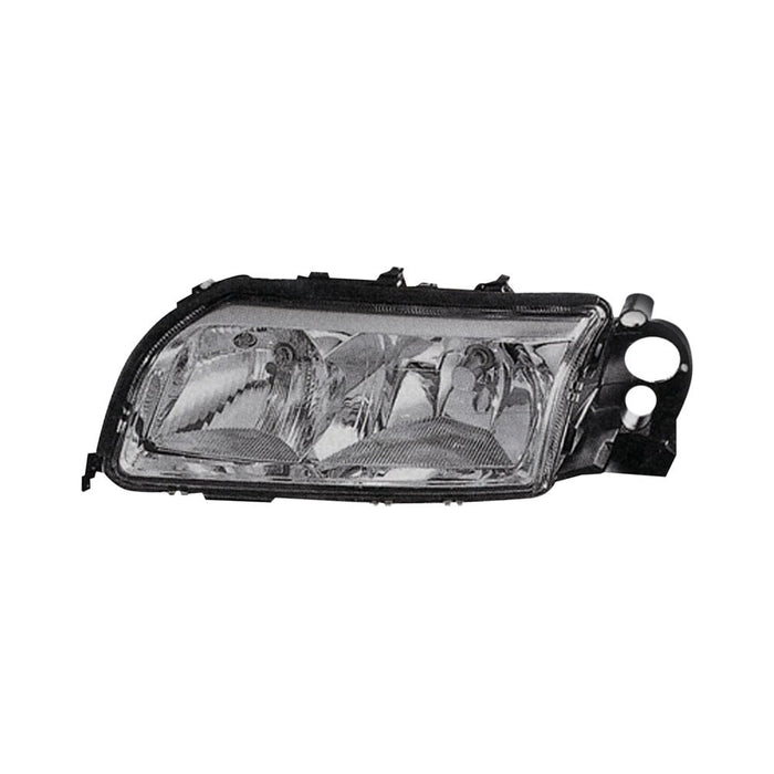 2004-2006 Volvo S80 Driver Side Headlight Assembly Halogen W/Bright Bezel Composite - VO2502110-Partify-Painted-Replacement-Body-Parts