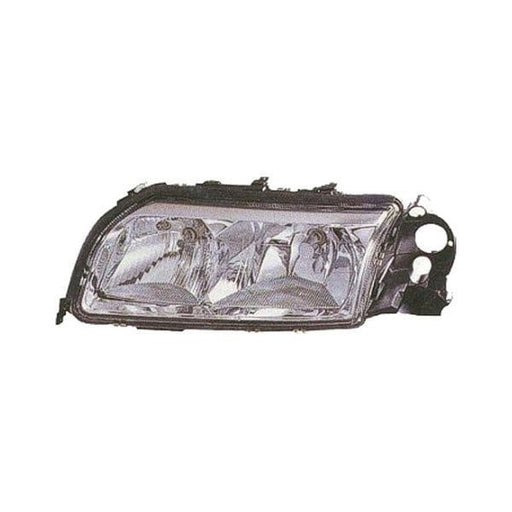 2004-2006 Volvo S80 Passenger Side Headlight Assembly Halogen W/Bright Bezel Composite - VO2503110-Partify-Painted-Replacement-Body-Parts