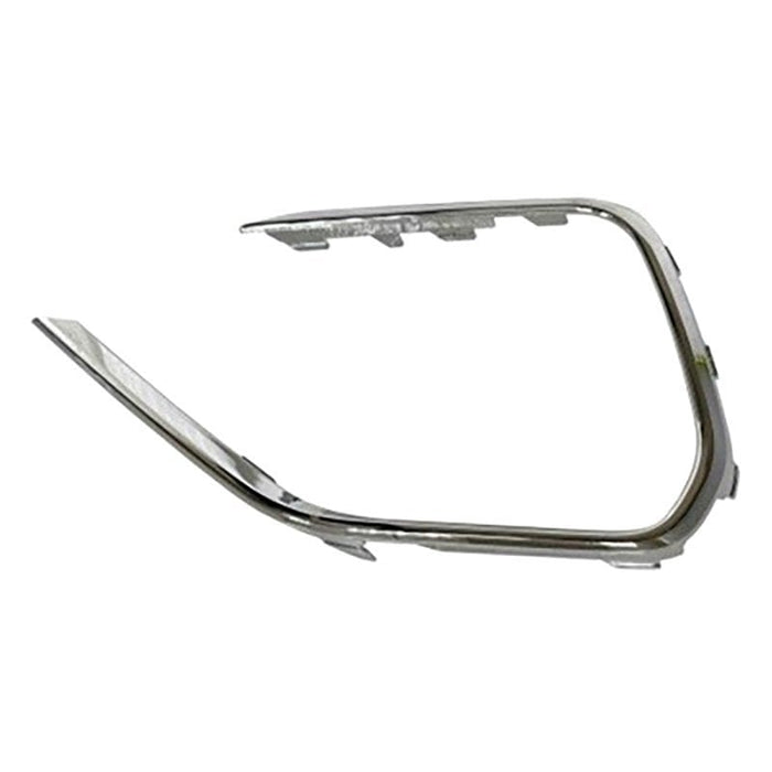 2020-2023 Volkswagen Atlas/Atlas Cross Sport SE R-Line/SEL Premium R-Line/SEL R-Line/SEL R-Line Black/SEL Premium R-Line/SEL R-Line/SEL R-Line Black Front Driver Side Bumper Molding Outer Opening Trim Chrome - VW1046119-Partify-Painted-Replacement-Body-Parts