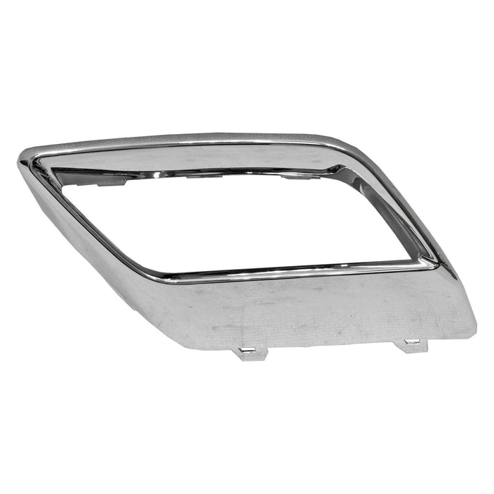 2018-2020 Volkswagen Atlas Rear Passenger Side Bumper Insert Chrome - VW1139101-Partify-Painted-Replacement-Body-Parts