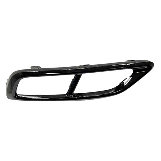 2022-2024 Volkswagen Tiguan Comfortline R-Line Black/SE R-Line Black Rear Driver Side Bumper Molding Tailpipe Trim - VW1146118-Partify-Painted-Replacement-Body-Parts