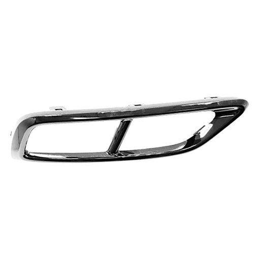 2022-2024 Volkswagen Tiguan Highline R-Line/SEL R-Line Rear Driver Side Bumper Molding Tailpipe Trim Chrome - VW1146119-Partify-Painted-Replacement-Body-Parts