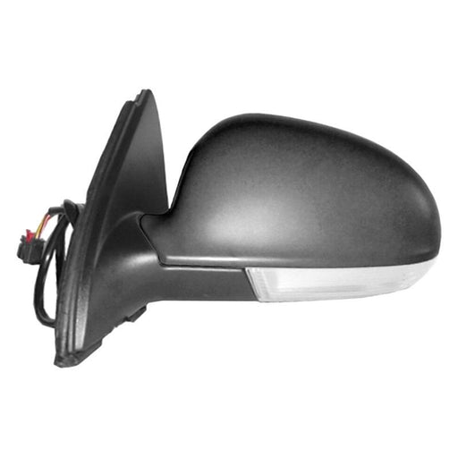 2005-2010 Volkswagen Jetta Driver Side Door Mirror Power Heated W/Signal Lamp W/O Puddle Lamp Assembly - VW1320122-Partify-Painted-Replacement-Body-Parts