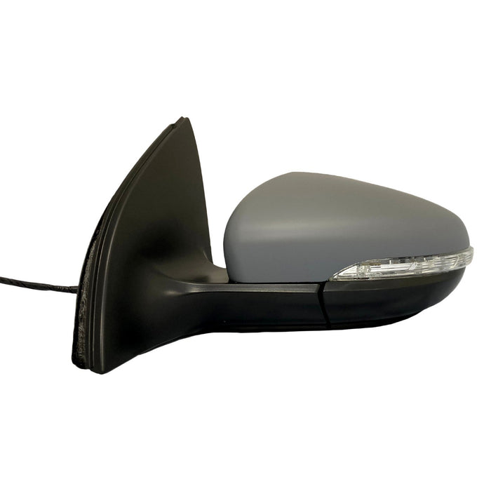 2010-2014 Volkswagen Golf/GTI Driver Side Door Mirror Heated W/O Memory Assembly - VW1320134-Partify-Painted-Replacement-Body-Parts