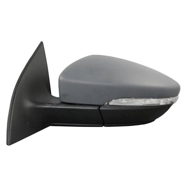 2009-2012 Volkswagen Eos Driver Side Door Mirror Power Heated W/O Auto Dimming W/Lamp W/Memory Assembly - VW1320137-Partify-Painted-Replacement-Body-Parts