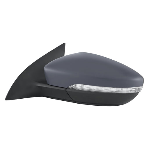 2009-2012 Volkswagen CC Driver Side Door Mirror Power Heated W/Puddle Lamp W/Seat Memory Assembly - VW1320143-Partify-Painted-Replacement-Body-Parts