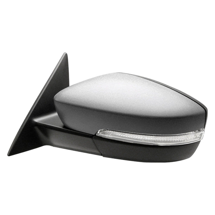 2012-2013 Volkswagen Beetle Driver Side Door Mirror Power Heated W/Signal Lamp W/O Chrome Assembly - VW1320147-Partify-Painted-Replacement-Body-Parts