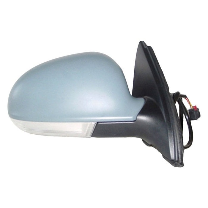 2005-2010 Volkswagen Jetta Passenger Side Door Mirror Power Heated W/Signal Lamp W/Puddle Lamp Assembly - VW1321123-Partify-Painted-Replacement-Body-Parts