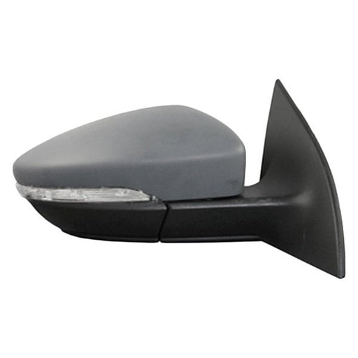 2009-2012 Volkswagen Eos Passenger Side Door Mirror Power Heated W/O Auto Dimming W/Lamp W/Memory Assembly - VW1321137-Partify-Painted-Replacement-Body-Parts