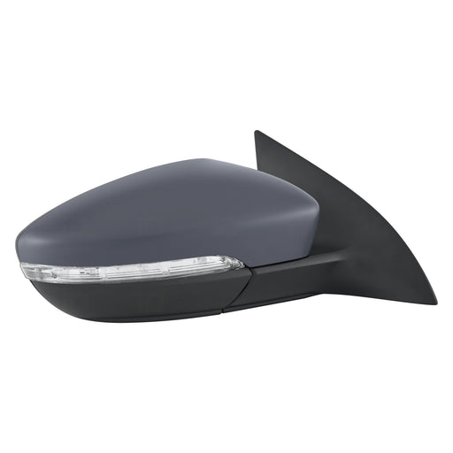 2009-2012 Volkswagen CC Passenger Side Door Mirror Power Heated W/Puddle Lamp W/Seat Memory Assembly - VW1321143-Partify-Painted-Replacement-Body-Parts