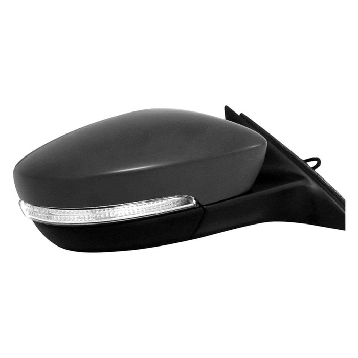 2012-2015 Volkswagen Passat Passenger Side Door Mirror From 4-2-12 W/O Memory W/Cover Assembly - VW1321144-Partify-Painted-Replacement-Body-Parts