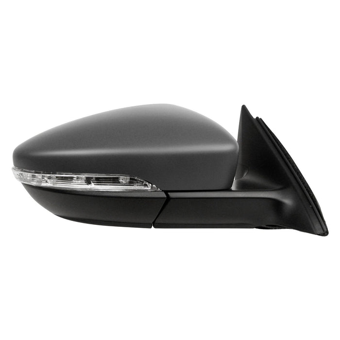 2012 Volkswagen Passat Passenger Side Door Mirror To 4-2-12 W/O Memory W/Cover Assembly - VW1321158-Partify-Painted-Replacement-Body-Parts