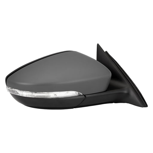 2016-2020 Volkswagen Passat Passenger Side Door Mirror Heated W/O Blis W/Memory Pwr-Folding W/Cover Assembly - VW1321164-Partify-Painted-Replacement-Body-Parts