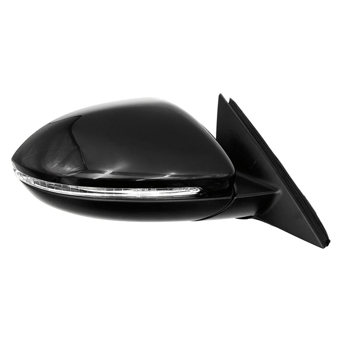 2019-2023 Volkswagen Jetta Passenger Side Door Mirror W/Blind Spot Detection W/Signal Lamps W/Cover - VW1321175-Partify-Painted-Replacement-Body-Parts