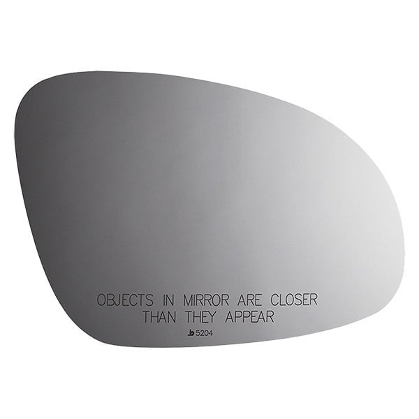 2004-2014 Volkswagen Eos/GTI/Jetta/Passat/R32/Rabbit Passenger Side Door Mirror Glass 7 1/8 4 3/8 X 6 1/4 Glass Only Convex Performance - VW1323232-Partify-Painted-Replacement-Body-Parts