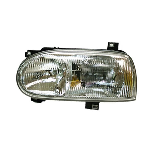 1993-1999 Volkswagen Cabrio/Golf Driver Side Headlight Assembly Type 3 Gti W/Dual Bulb Composite - VW2502109-Partify-Painted-Replacement-Body-Parts