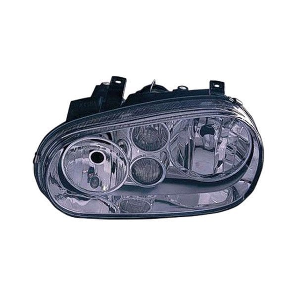 1999-2002 Volkswagen Cabrio/Golf Driver Side Headlight Assembly Type 4 W/O Fog Lamps W/Bright Bezel Composite - VW2502113-Partify-Painted-Replacement-Body-Parts