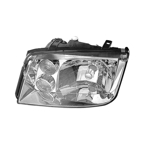 1999-2002 Volkswagen Jetta Driver Side Headlight Assembly W/Fog Lamps W/Bright Bezel Composite - VW2502116-Partify-Painted-Replacement-Body-Parts