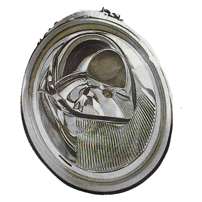 2002-2005 Volkswagen Beetle Turbo S Driver Side Headlight Assembly Halogen Composite - VW2502121-Partify-Painted-Replacement-Body-Parts