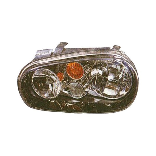 2003-2007 Volkswagen Golf Driver Side Headlight Assembly Type 4 2 W/ Bezel W/Fog Lamps 10Th Anniversary Edition Composite - VW2502122-Partify-Painted-Replacement-Body-Parts