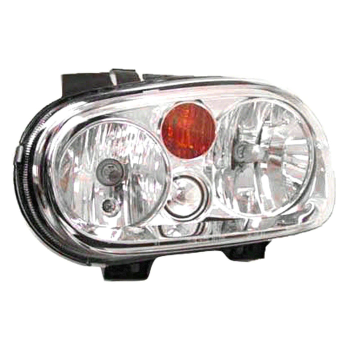 2002-2007 Volkswagen Golf Driver Side Headlight Assembly W/O Fog Lamps Composite - VW2502123-Partify-Painted-Replacement-Body-Parts