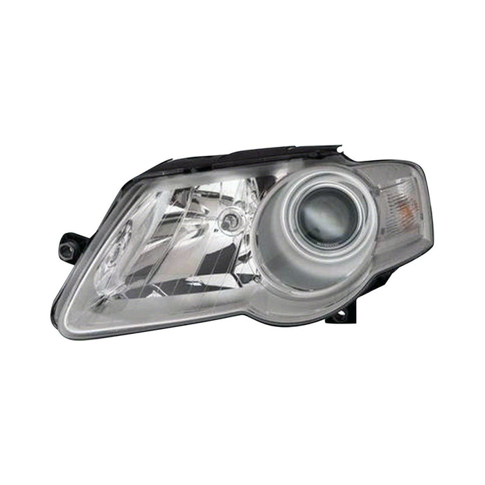 2006-2010 Volkswagen Passat Driver Side Headlight Assembly Halogen Valeo Brand Composite - VW2502134-Partify-Painted-Replacement-Body-Parts