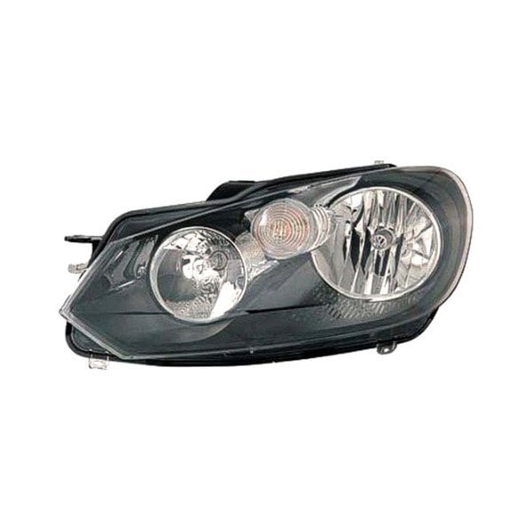2010-2014 Volkswagen Golf/GTI Driver Side Headlight Assembly Hella Brand Composite - VW2502144-Partify-Painted-Replacement-Body-Parts