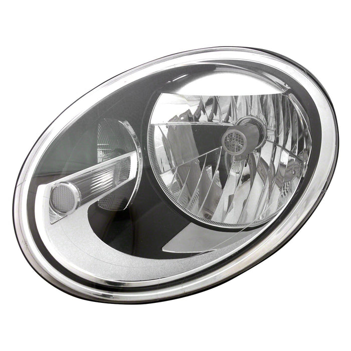 2012-2019 Volkswagen Beetle Driver Side Headlight Assembly Halogen Composite - VW2502147-Partify-Painted-Replacement-Body-Parts