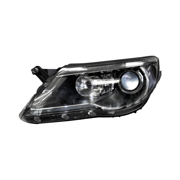 2009-2011 Volkswagen Tiguan Driver Side Headlight Assembly Xenon Composite - VW2502149-Partify-Painted-Replacement-Body-Parts