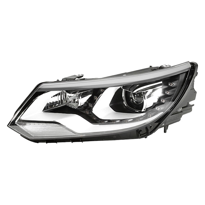 2012-2017 Volkswagen Tiguan Driver Side Headlight Assembly Xenon W/Directional Beam Composite - VW2502155-Partify-Painted-Replacement-Body-Parts