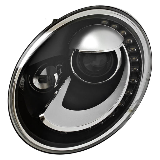 2014-2019 Volkswagen Beetle Driver Side Headlight Assembly Bi-Xenon W/Led Drl Composite - VW2502157-Partify-Painted-Replacement-Body-Parts