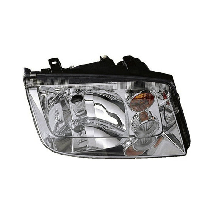 2003-2005 Volkswagen Jetta Passenger Side Headlight Assembly W/Fog Lamps Composite - VW2503124-Partify-Painted-Replacement-Body-Parts