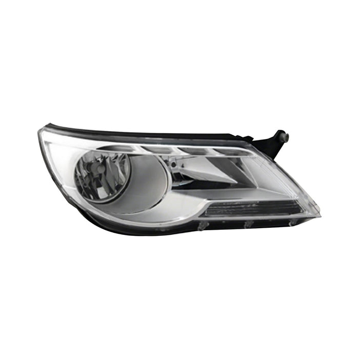 2009-2011 Volkswagen Tiguan Passenger Side Headlight Assembly Halogen From Vin 902501 Composite - VW2503143-Partify-Painted-Replacement-Body-Parts