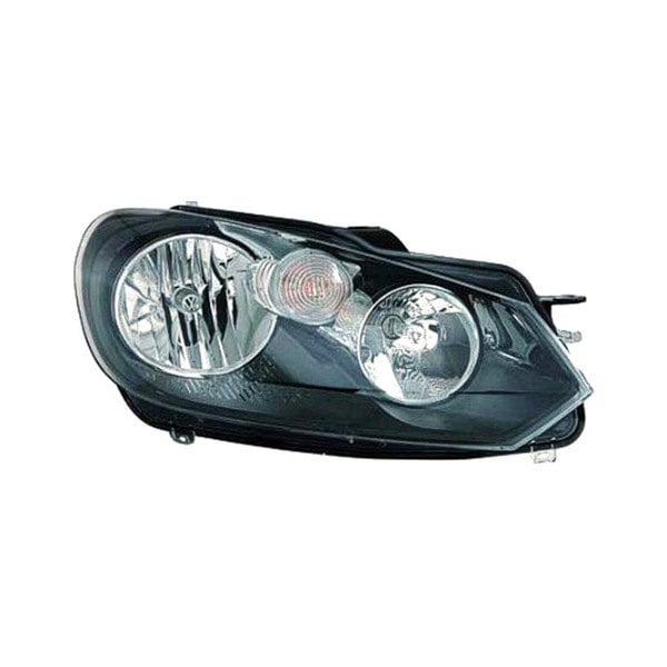 2010-2014 Volkswagen Golf/GTI Passenger Side Headlight Assembly Hella Brand Composite - VW2503144-Partify-Painted-Replacement-Body-Parts