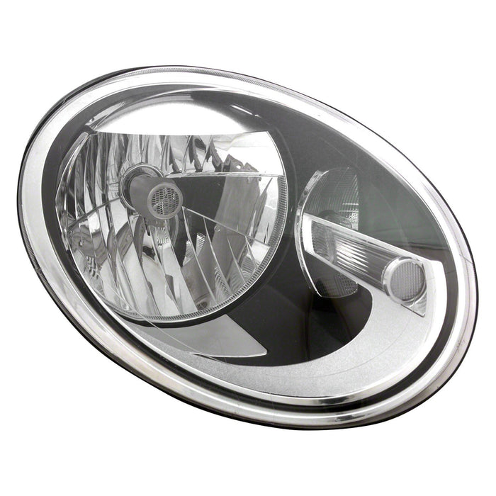 2012-2019 Volkswagen Beetle Passenger Side Headlight Assembly Halogen Composite - VW2503147-Partify-Painted-Replacement-Body-Parts